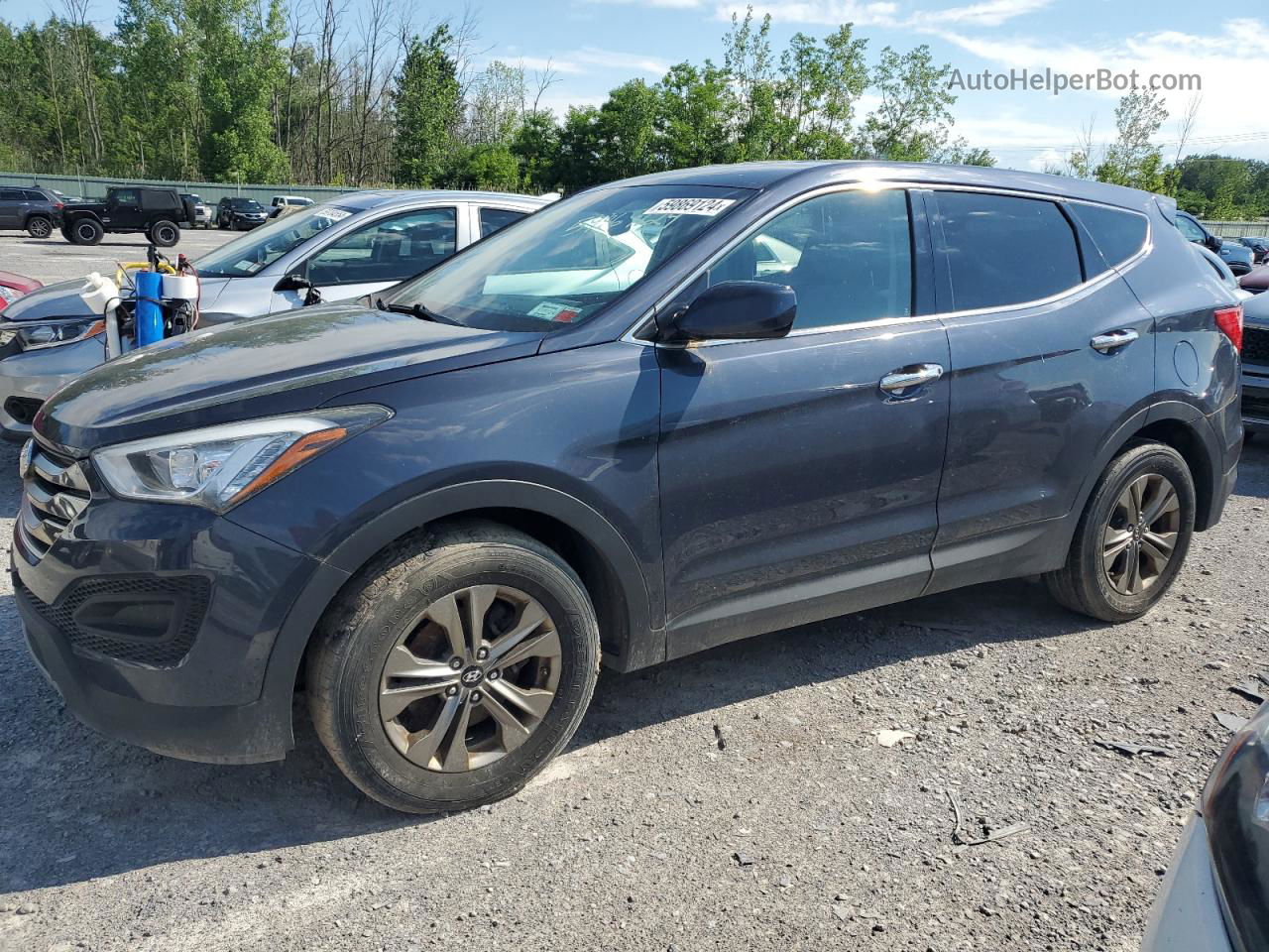 2015 Hyundai Santa Fe Sport  Blue vin: 5XYZTDLBXFG251775