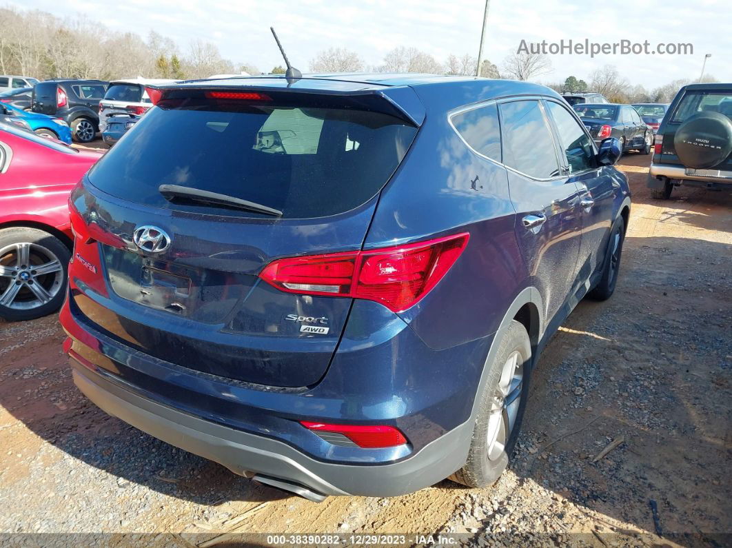 2018 Hyundai Santa Fe Sport 2.4l Navy vin: 5XYZTDLBXJG554290