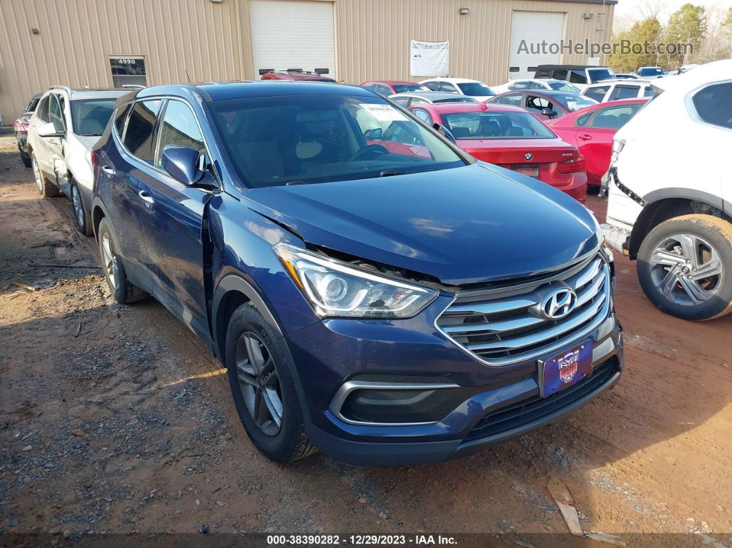 2018 Hyundai Santa Fe Sport 2.4l Navy vin: 5XYZTDLBXJG554290