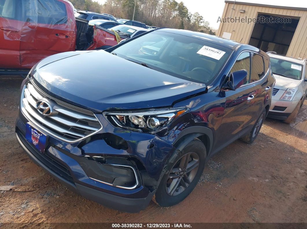 2018 Hyundai Santa Fe Sport 2.4l Navy vin: 5XYZTDLBXJG554290