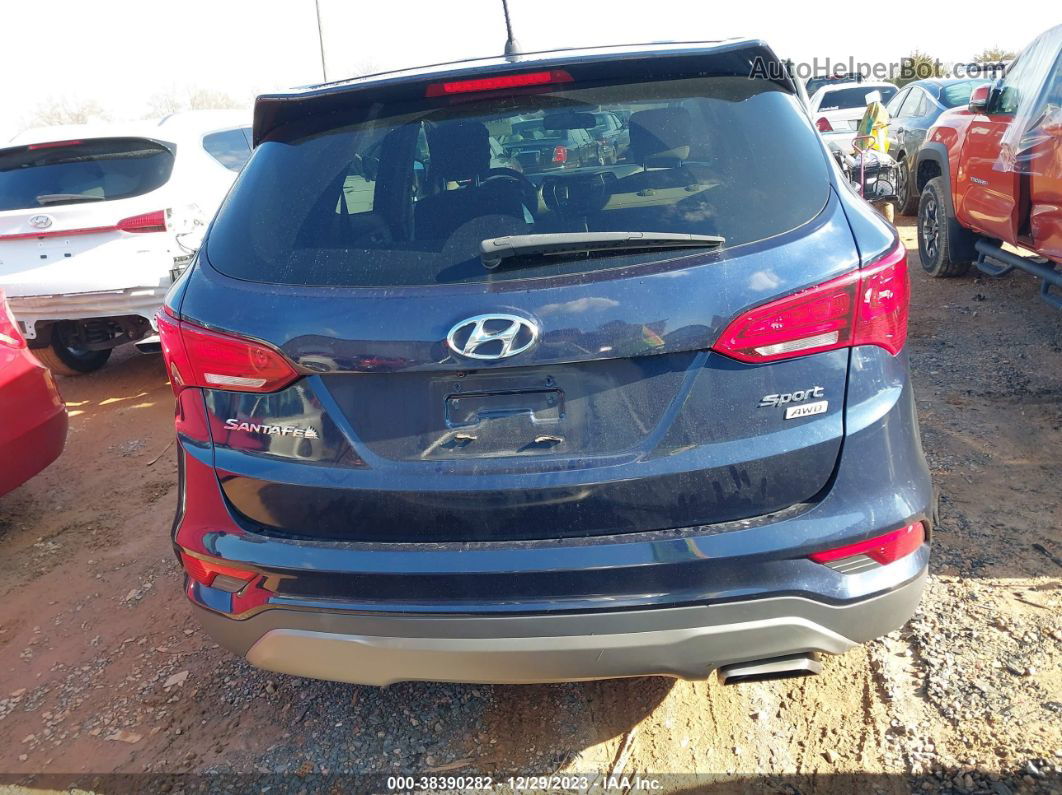 2018 Hyundai Santa Fe Sport 2.4l Navy vin: 5XYZTDLBXJG554290