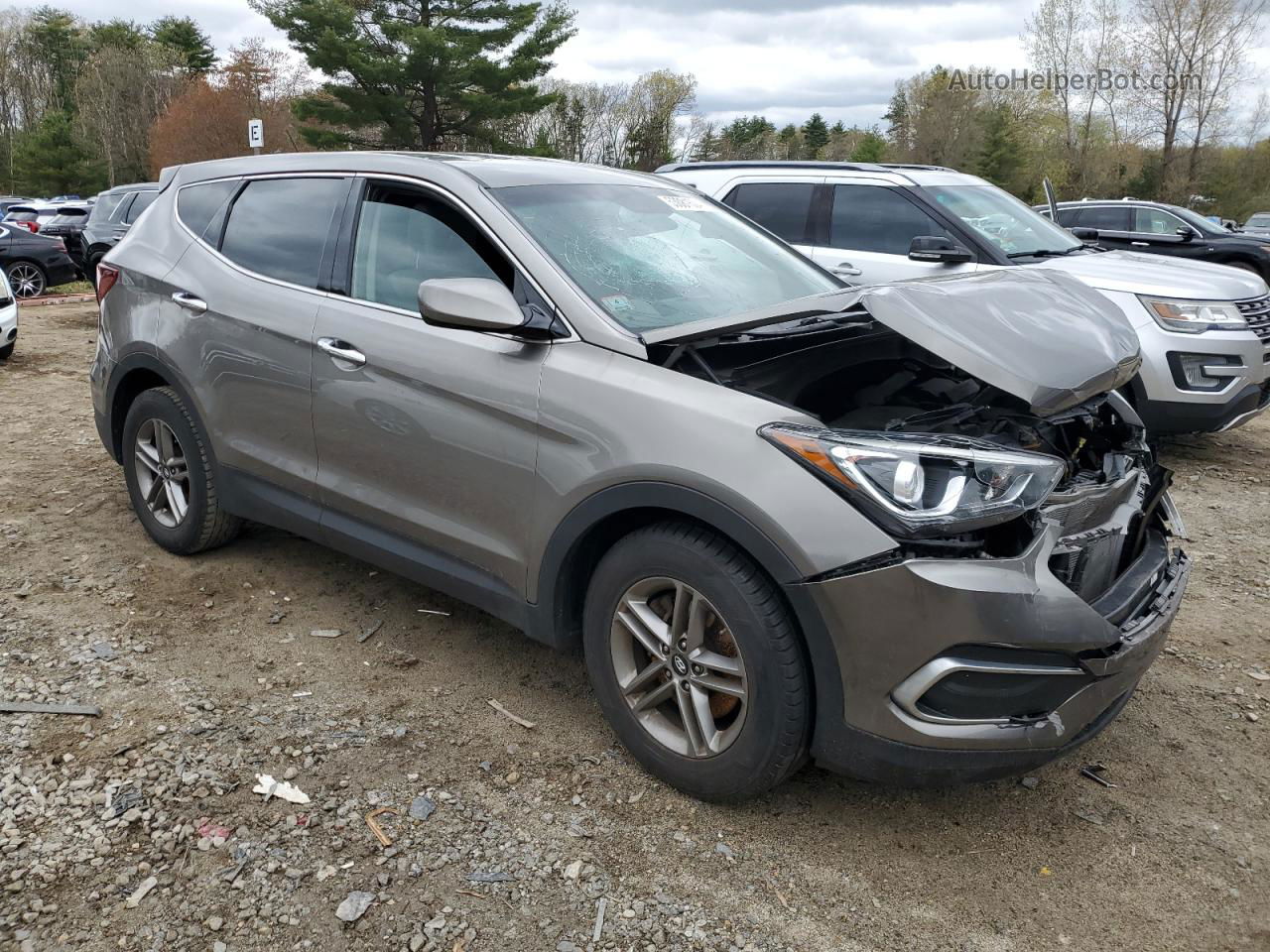 2018 Hyundai Santa Fe Sport  Brown vin: 5XYZTDLBXJG560199