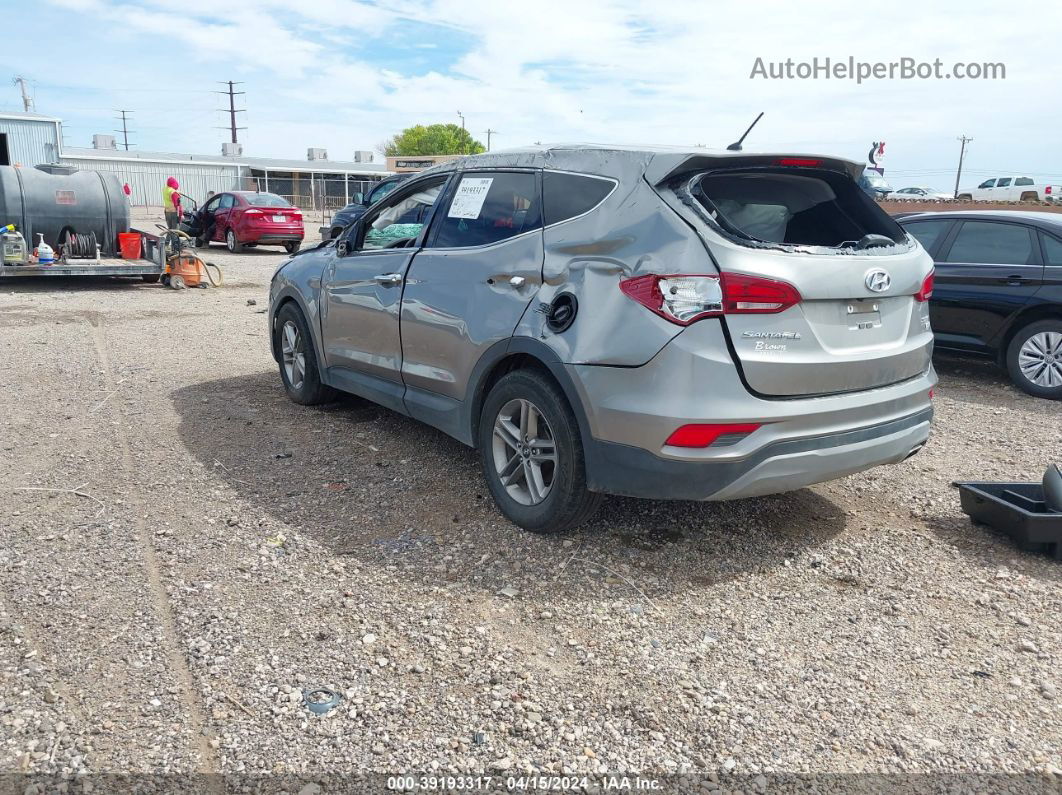 2018 Hyundai Santa Fe Sport 2.4l Gray vin: 5XYZTDLBXJG572580