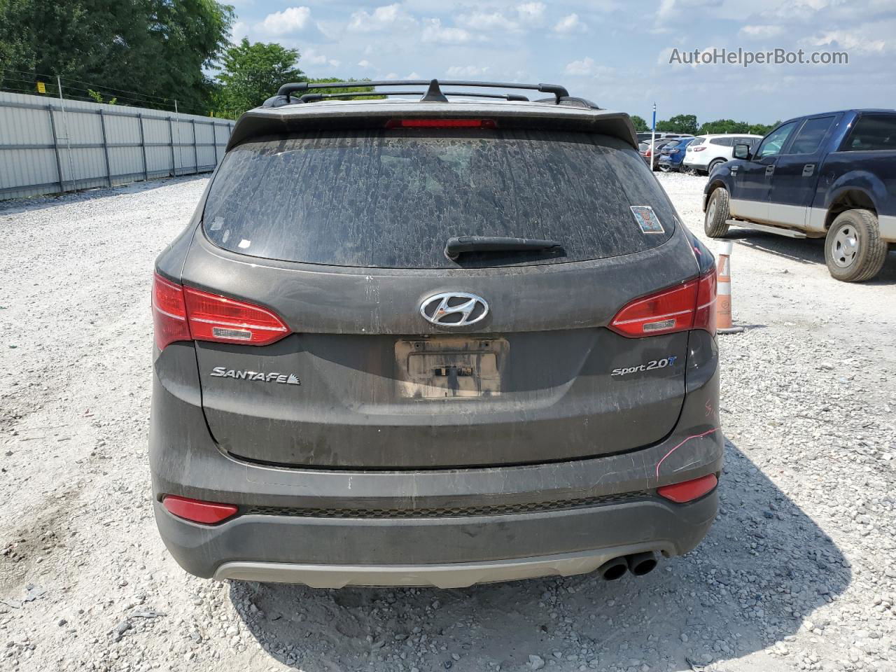 2013 Hyundai Santa Fe Sport  Charcoal vin: 5XYZU3LA1DG098831