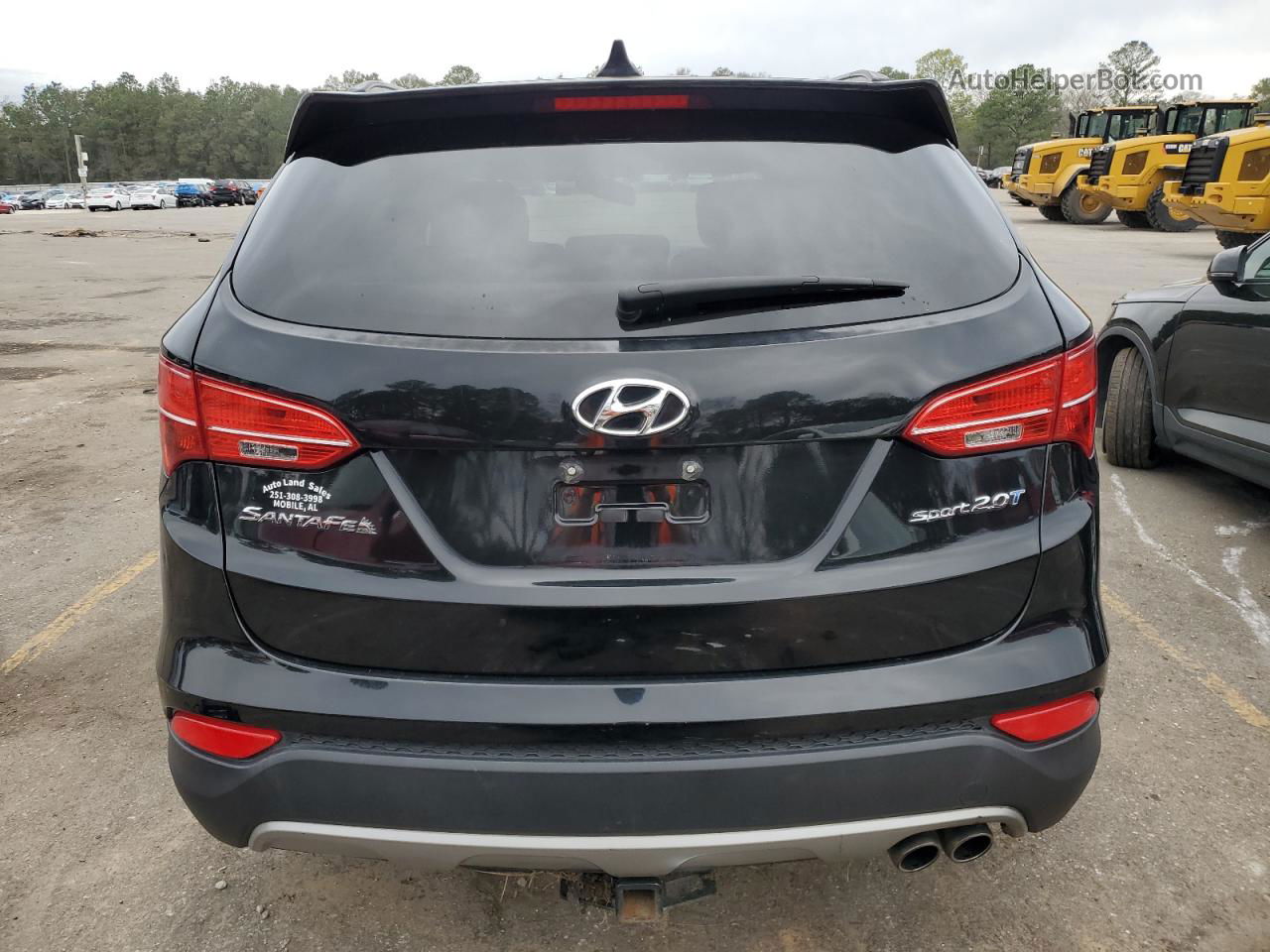 2013 Hyundai Santa Fe Sport  Black vin: 5XYZU3LA2DG084002