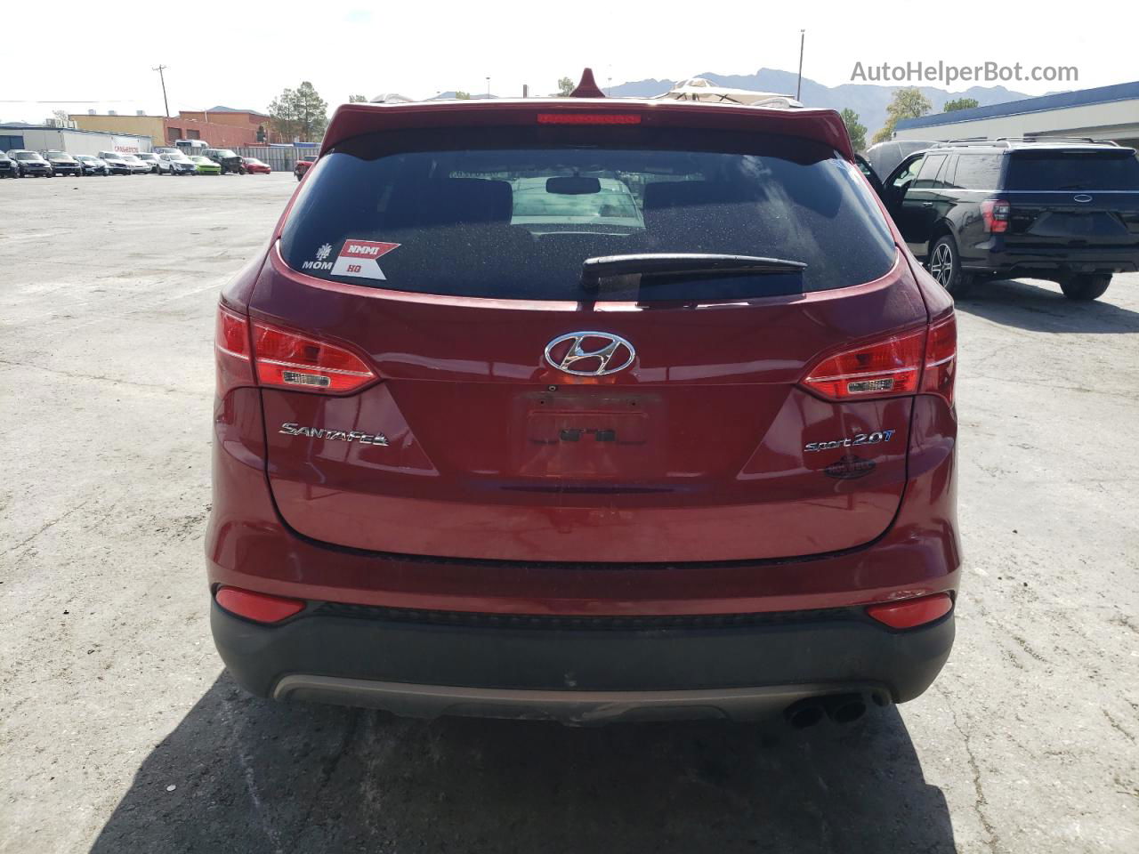 2014 Hyundai Santa Fe Sport  Red vin: 5XYZU3LA2EG154566