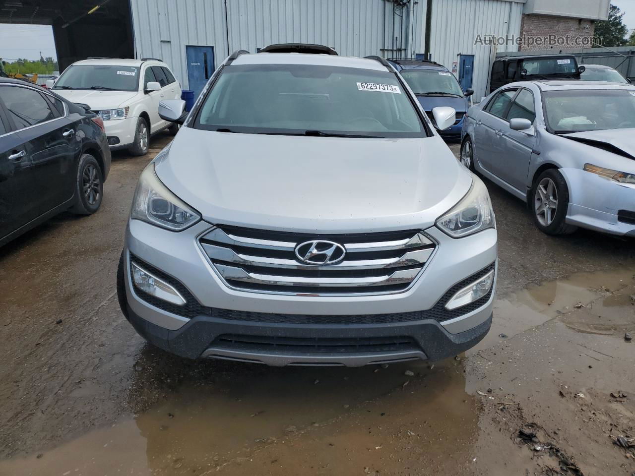 2014 Hyundai Santa Fe Sport  Серебряный vin: 5XYZU3LA2EG180584