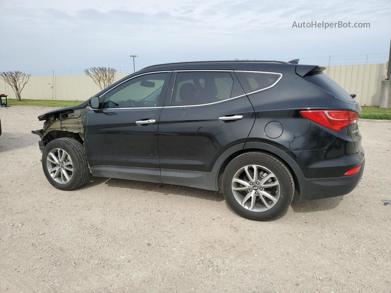 2014 Hyundai Santa Fe Sport  Черный vin: 5XYZU3LA2EG184439