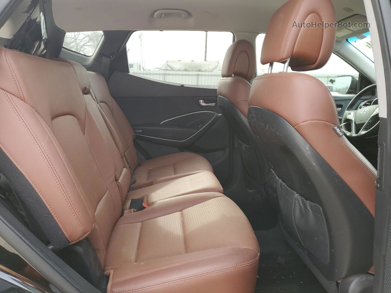 2014 Hyundai Santa Fe Sport  Черный vin: 5XYZU3LA2EG184439