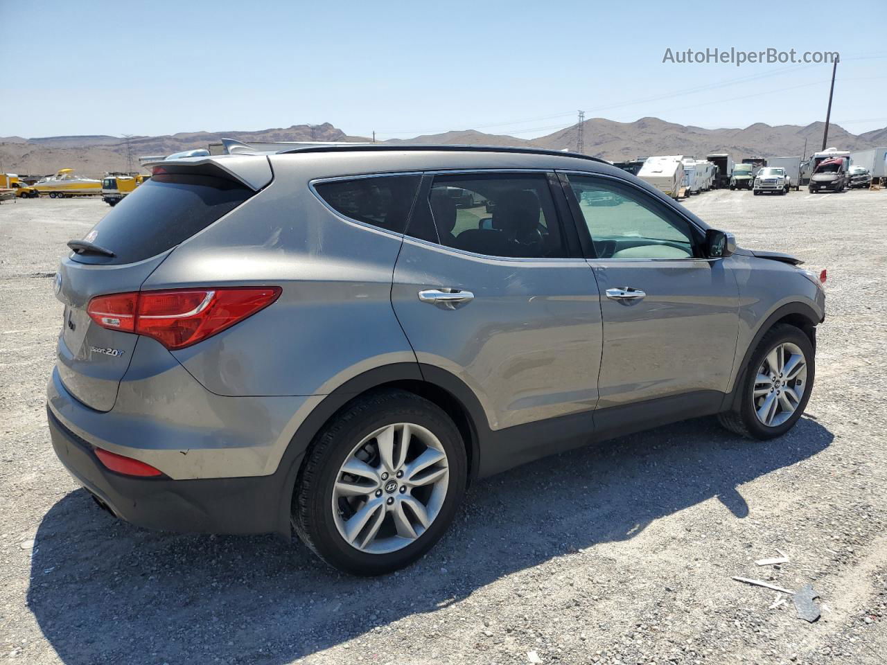 2014 Hyundai Santa Fe Sport  Gray vin: 5XYZU3LA2EG221957