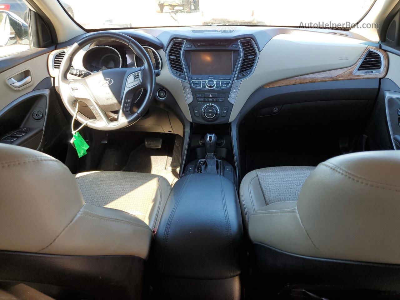 2014 Hyundai Santa Fe Sport  Белый vin: 5XYZU3LA2EG231887