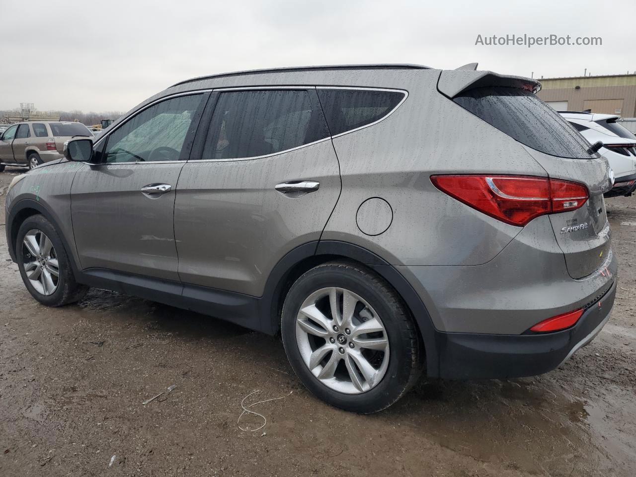 2013 Hyundai Santa Fe Sport  Gray vin: 5XYZU3LA3DG013620