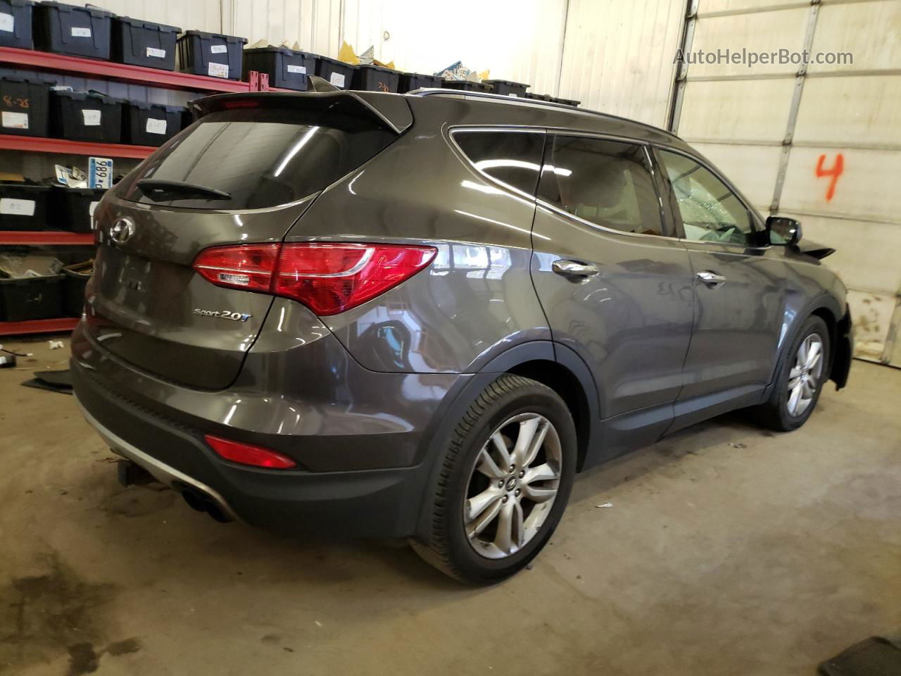 2013 Hyundai Santa Fe Sport  Угольный vin: 5XYZU3LA4DG085930