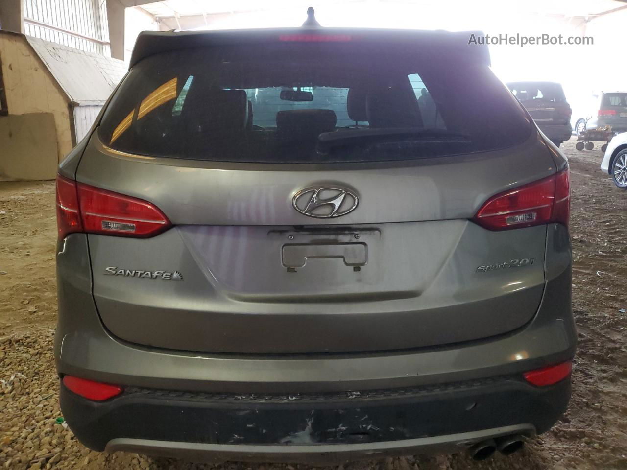 2013 Hyundai Santa Fe Sport  Gray vin: 5XYZU3LA5DG023565