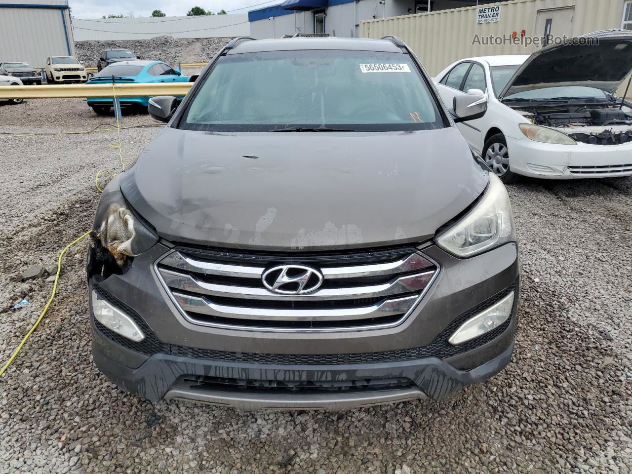 2013 Hyundai Santa Fe Sport  Коричневый vin: 5XYZU3LA5DG098833