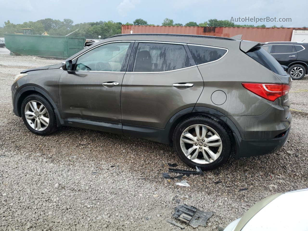 2013 Hyundai Santa Fe Sport  Коричневый vin: 5XYZU3LA5DG098833