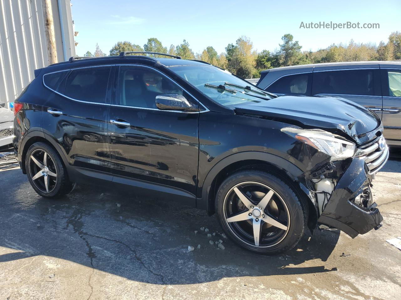 2013 Hyundai Santa Fe Sport  Black vin: 5XYZU3LA5DG120720