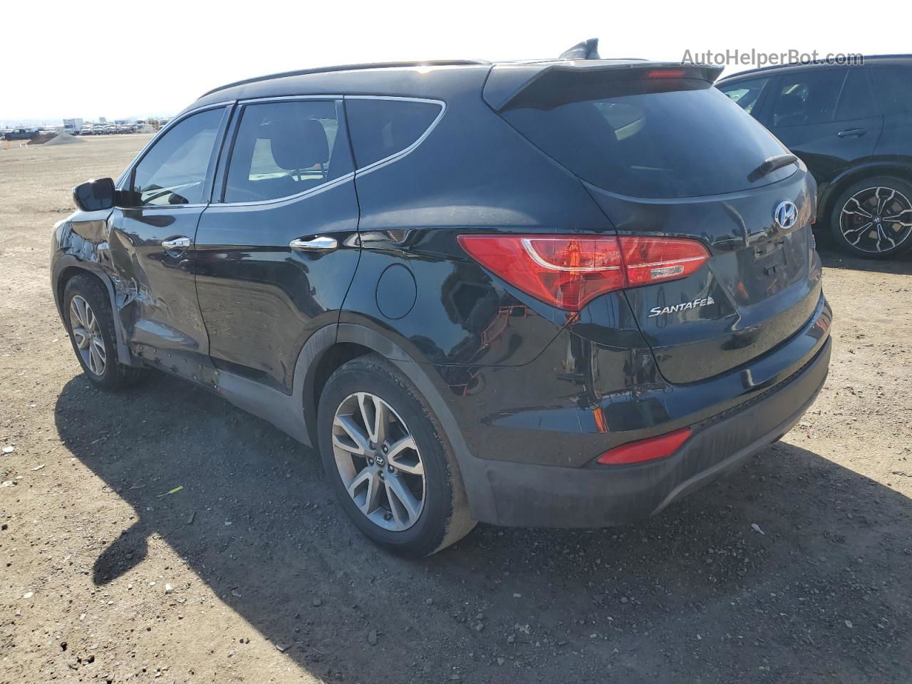 2014 Hyundai Santa Fe Sport  Черный vin: 5XYZU3LA5EG164444