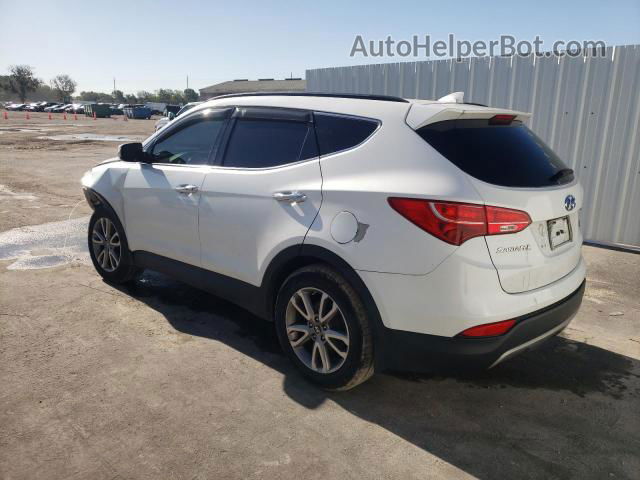 2014 Hyundai Santa Fe Sport  White vin: 5XYZU3LA5EG202447