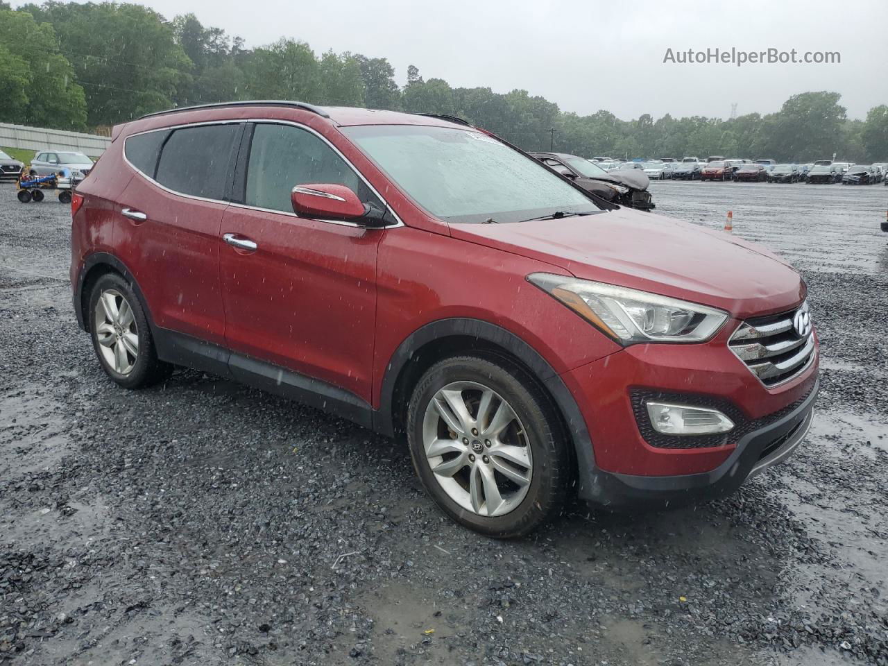 2013 Hyundai Santa Fe Sport  Burgundy vin: 5XYZU3LA6DG106342