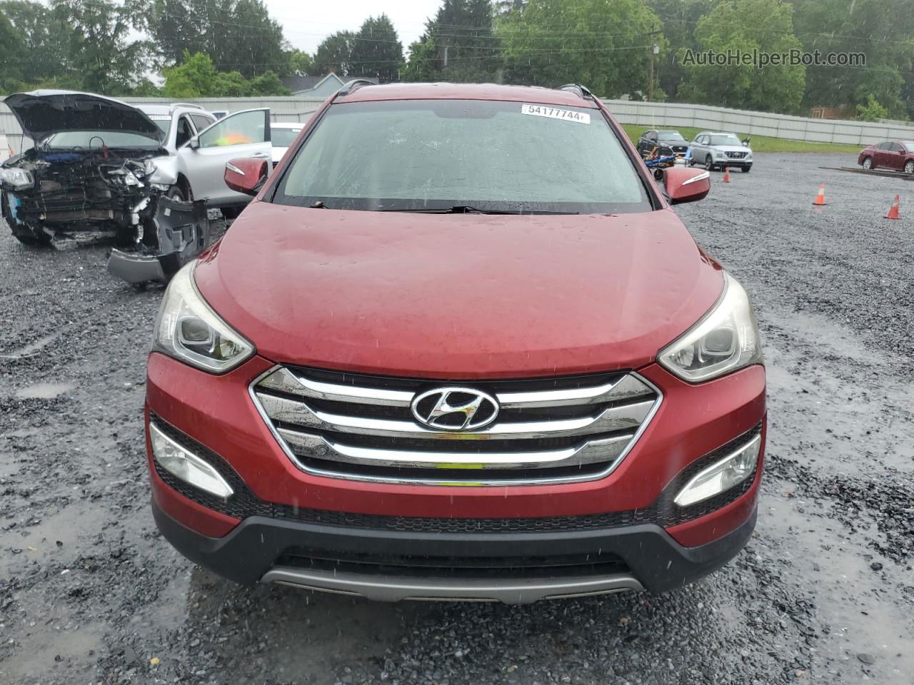 2013 Hyundai Santa Fe Sport  Burgundy vin: 5XYZU3LA6DG106342