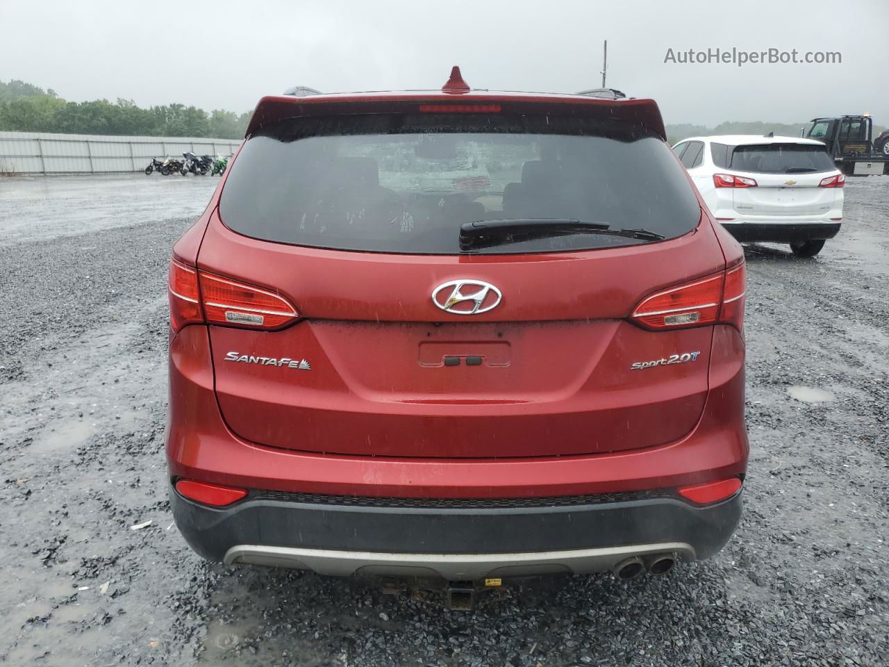 2013 Hyundai Santa Fe Sport  Burgundy vin: 5XYZU3LA6DG106342