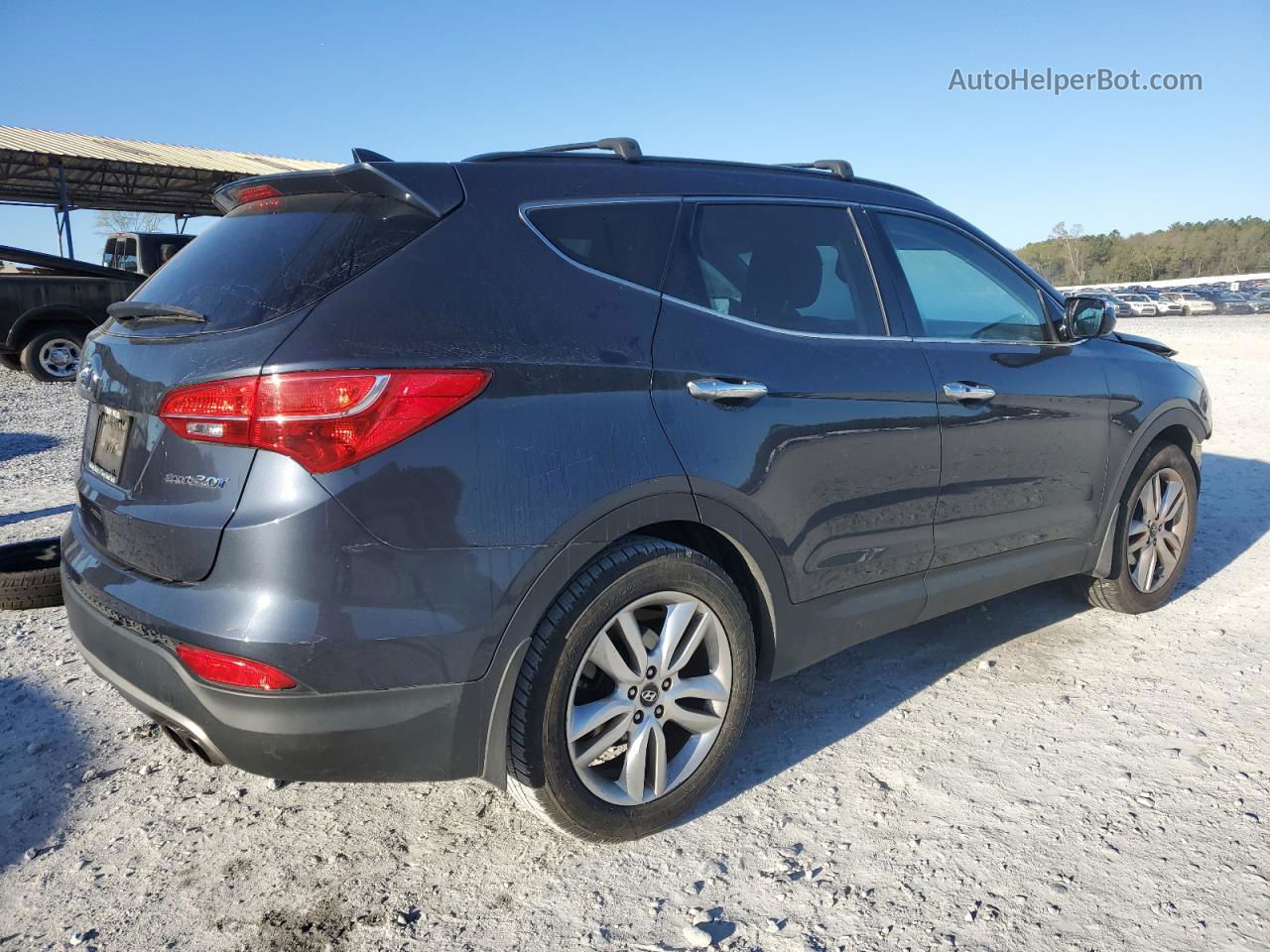 2013 Hyundai Santa Fe Sport  Синий vin: 5XYZU3LA6DG113825