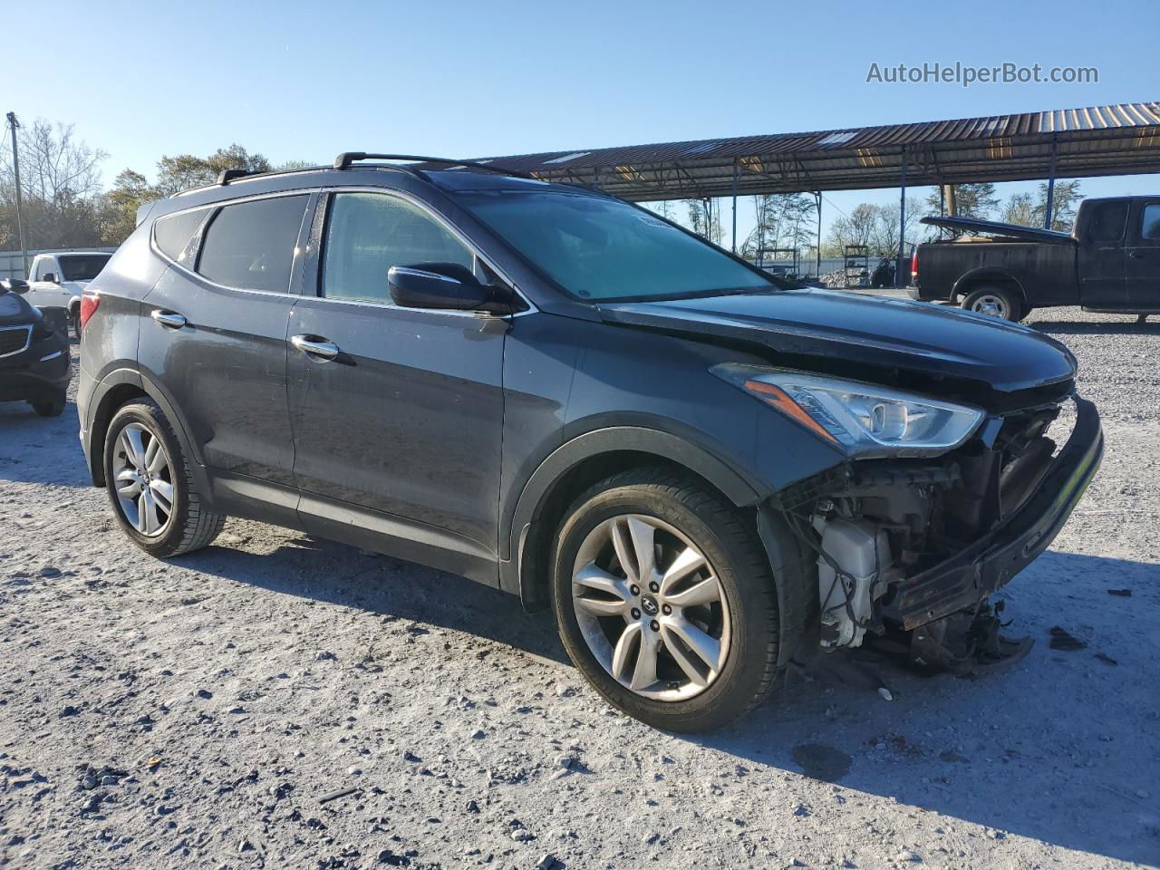 2013 Hyundai Santa Fe Sport  Синий vin: 5XYZU3LA6DG113825