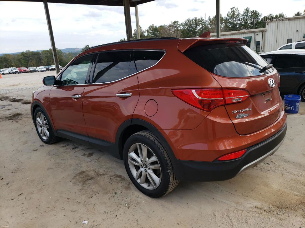 2014 Hyundai Santa Fe Sport  Оранжевый vin: 5XYZU3LA6EG176943