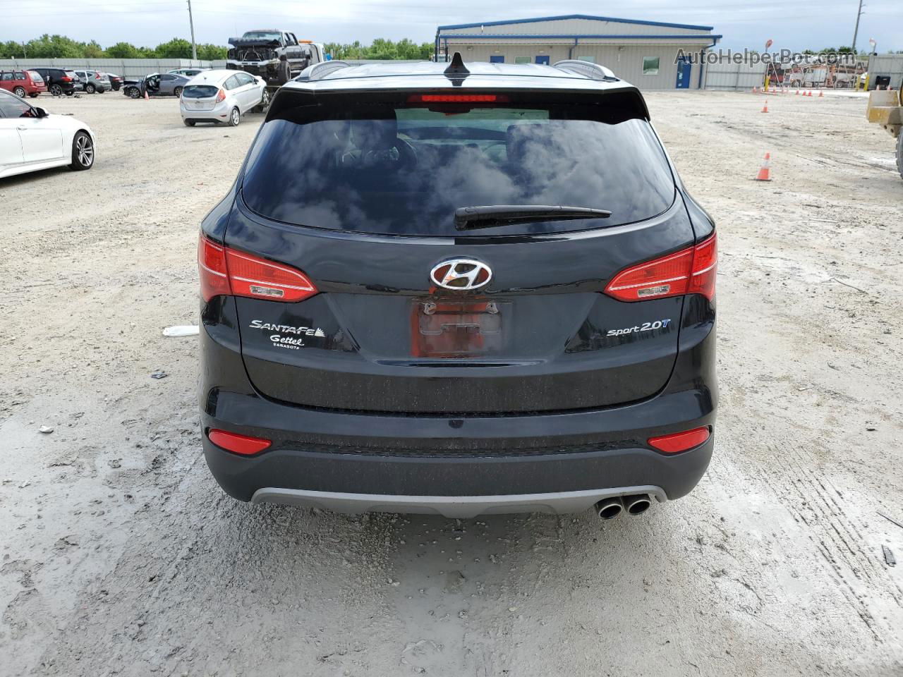 2014 Hyundai Santa Fe Sport  Black vin: 5XYZU3LA6EG219323