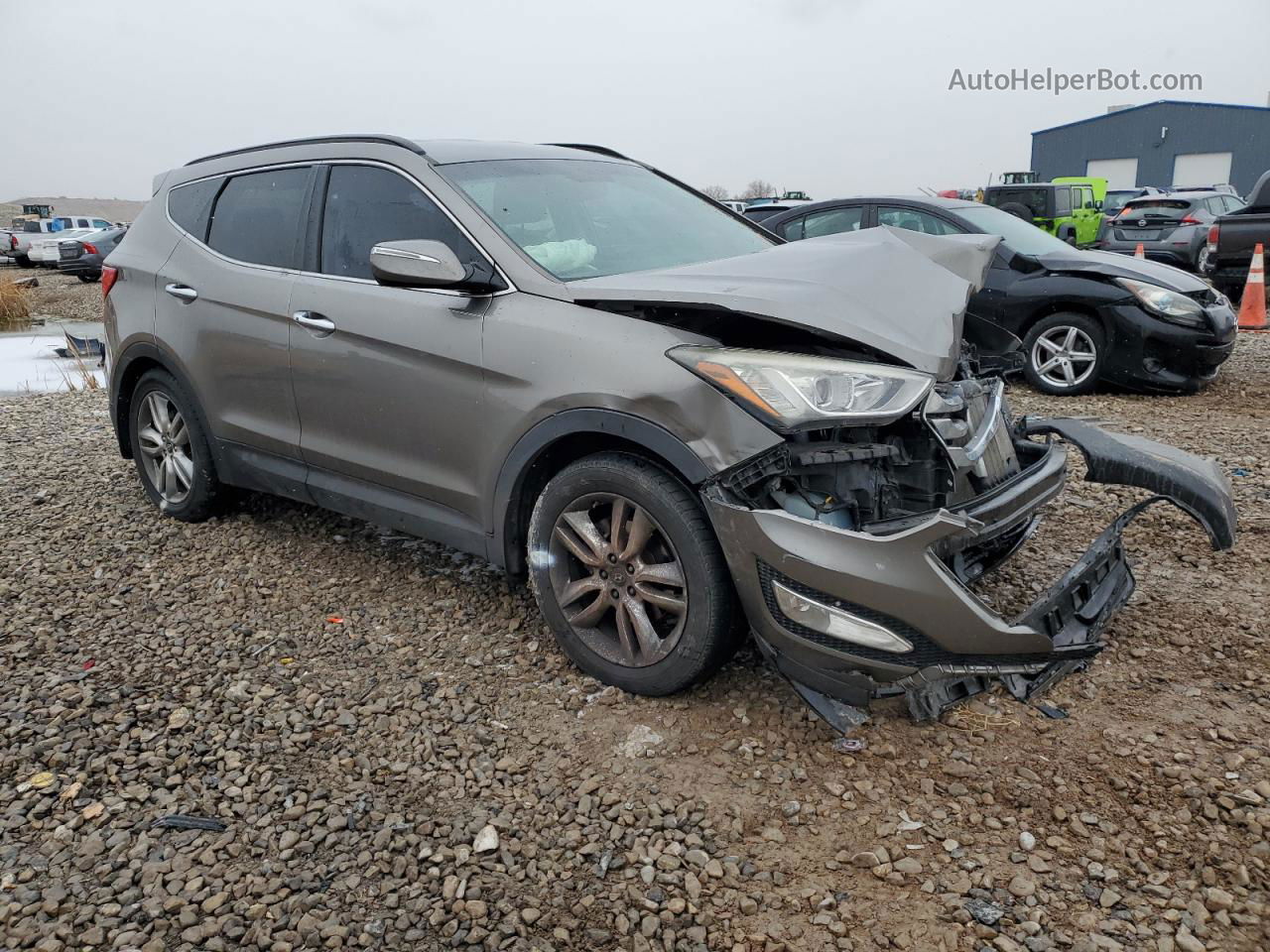 2013 Hyundai Santa Fe Sport  Tan vin: 5XYZU3LA7DG026886