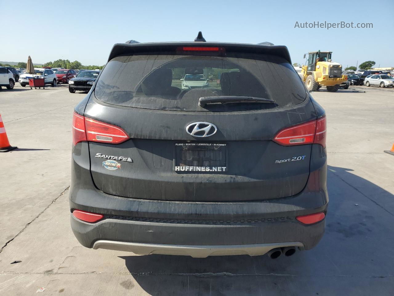 2014 Hyundai Santa Fe Sport  Черный vin: 5XYZU3LA7EG132904