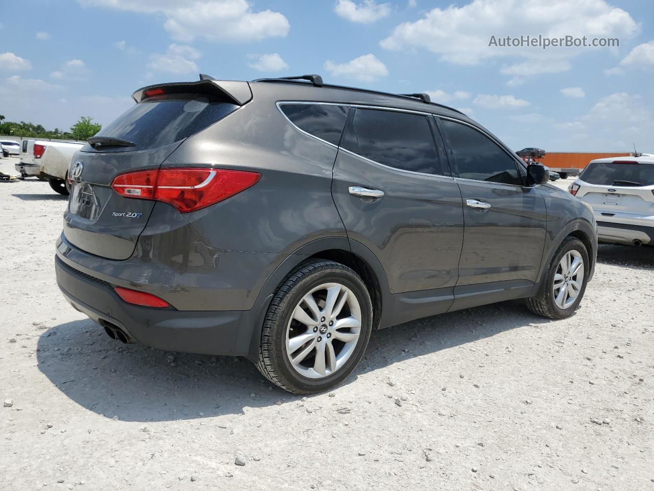 2014 Hyundai Santa Fe Sport  Brown vin: 5XYZU3LA7EG168768