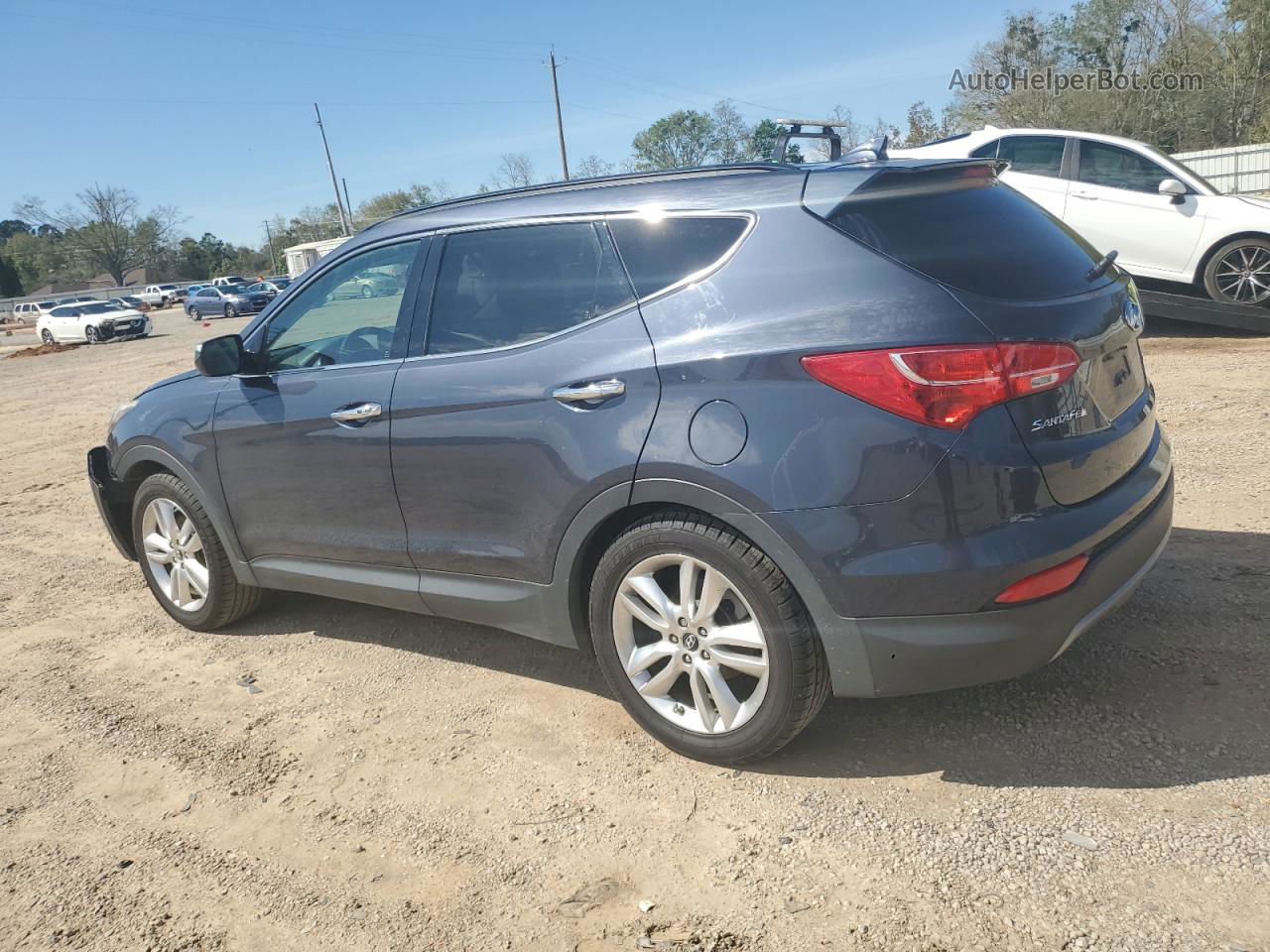 2014 Hyundai Santa Fe Sport  Blue vin: 5XYZU3LA7EG170469