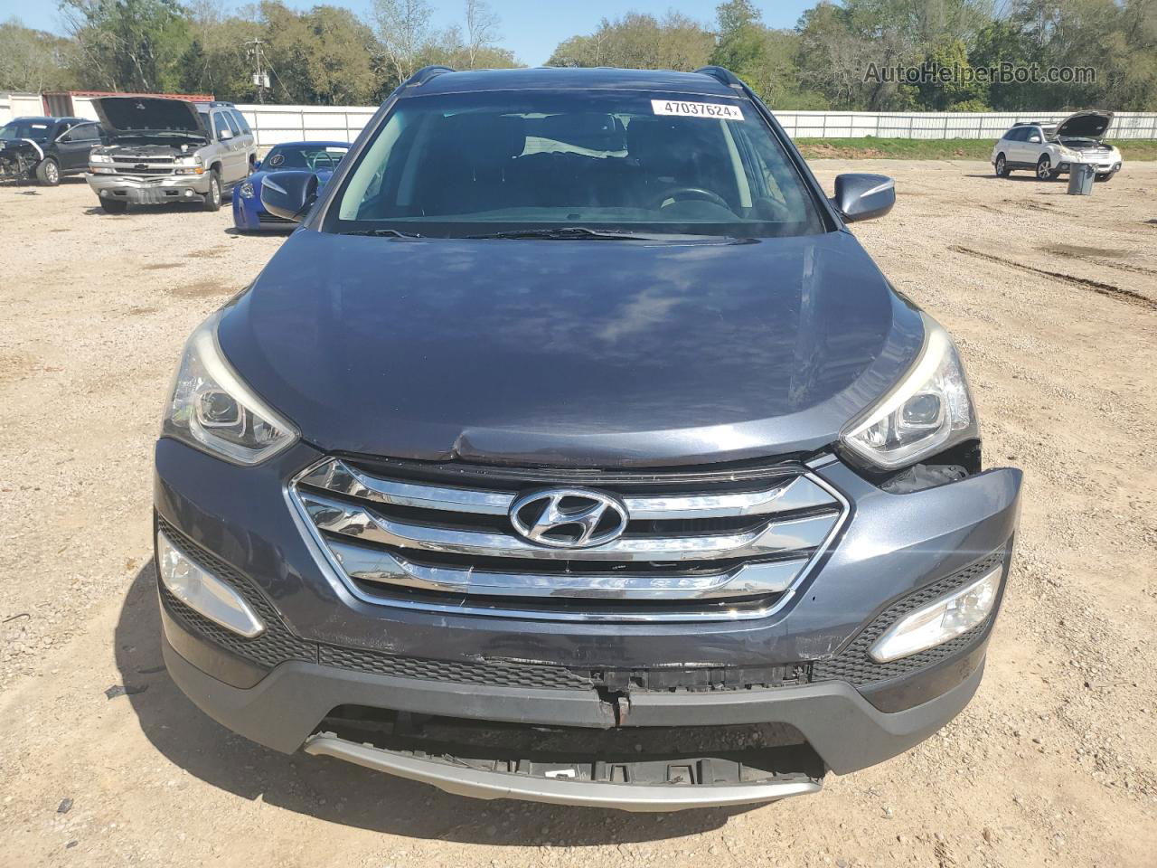 2014 Hyundai Santa Fe Sport  Blue vin: 5XYZU3LA7EG170469