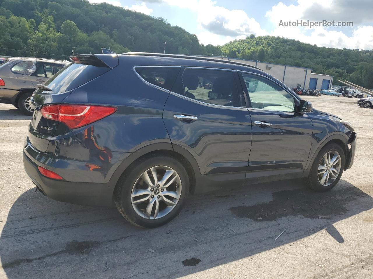 2013 Hyundai Santa Fe Sport  Blue vin: 5XYZU3LA8DG012589