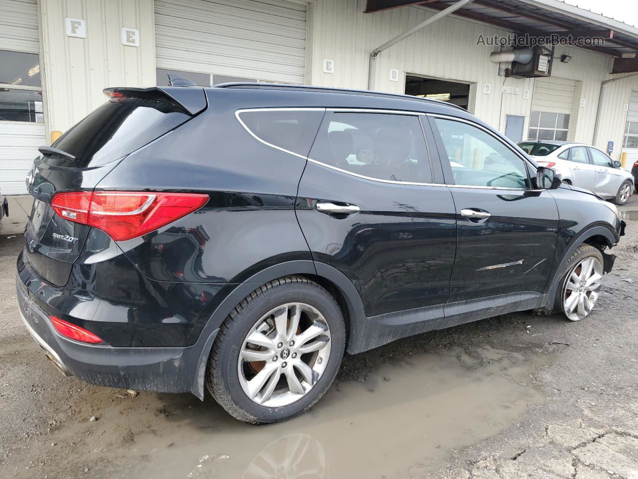 2013 Hyundai Santa Fe Sport  Black vin: 5XYZU3LA8DG070993