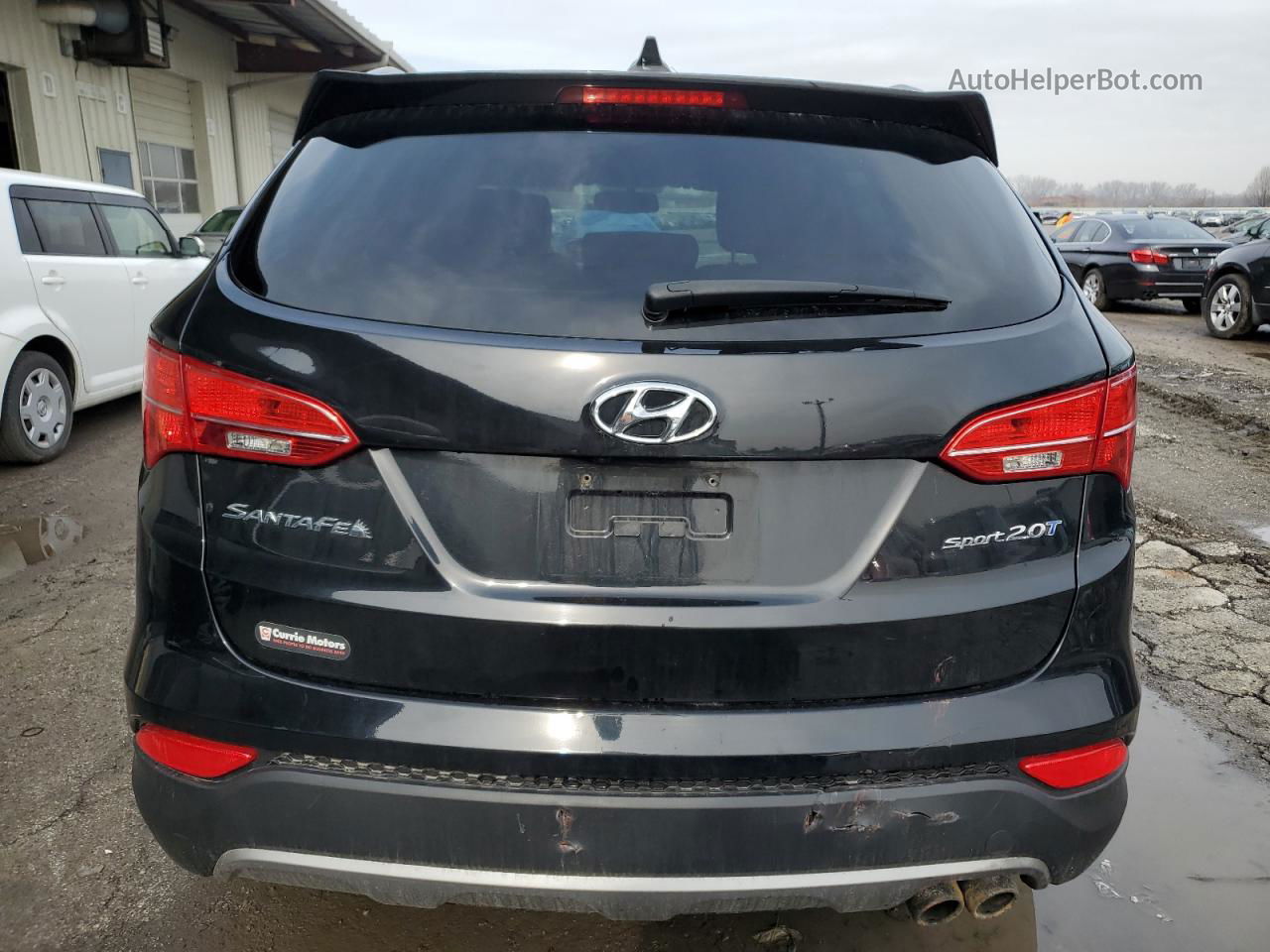 2013 Hyundai Santa Fe Sport  Black vin: 5XYZU3LA8DG070993