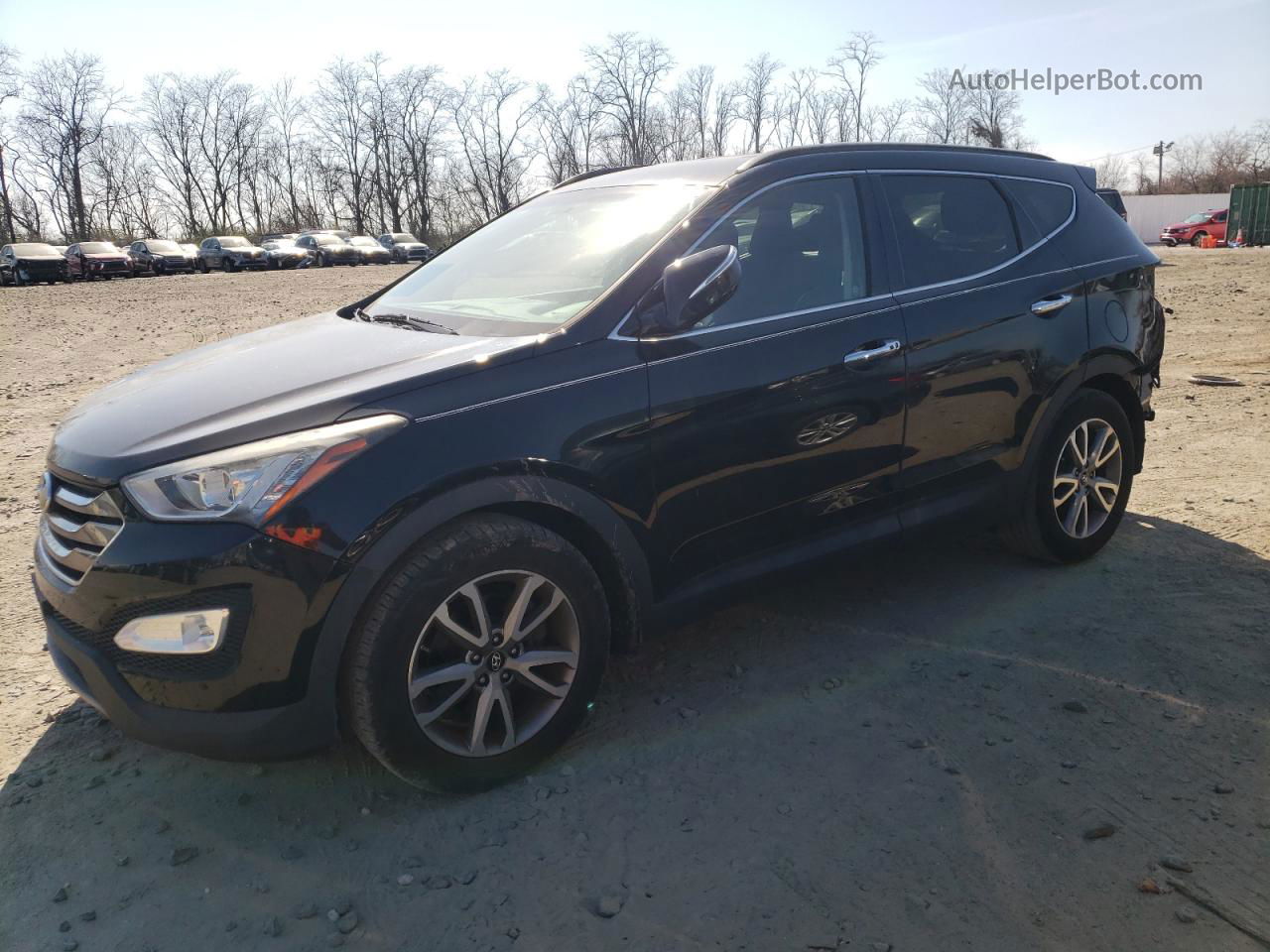 2014 Hyundai Santa Fe Sport  Black vin: 5XYZU3LA9EG170702