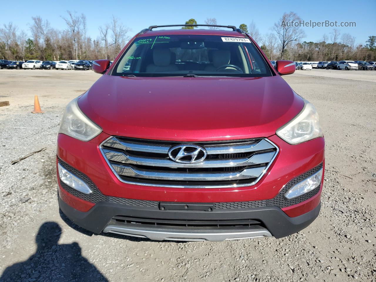 2014 Hyundai Santa Fe Sport  Burgundy vin: 5XYZU3LA9EG211927