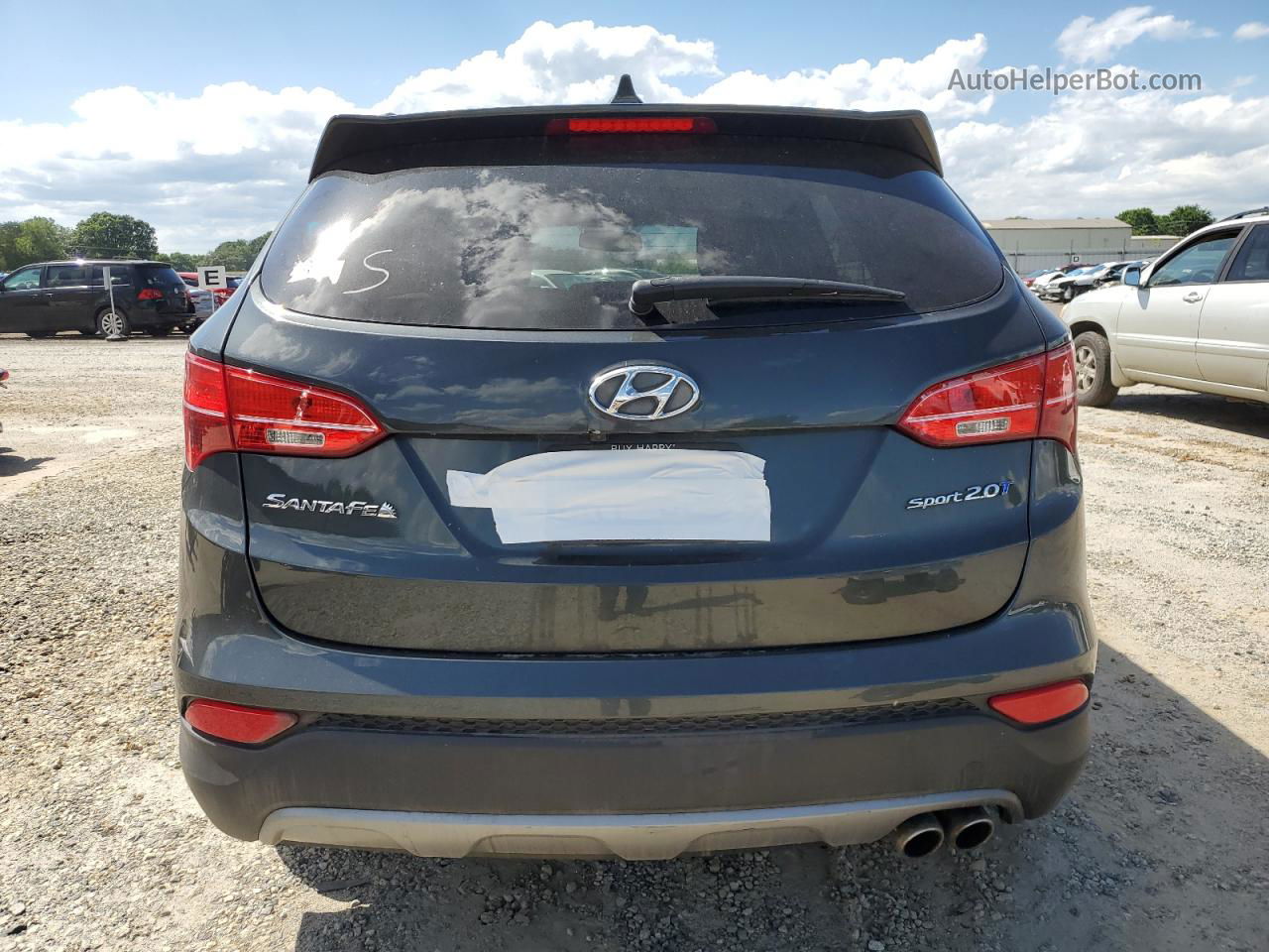 2013 Hyundai Santa Fe Sport  Серый vin: 5XYZU3LAXDG009418