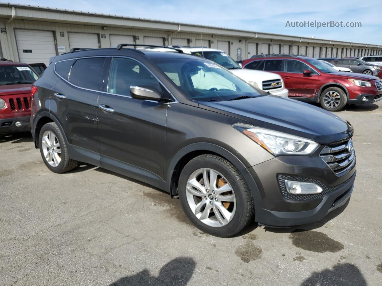 2013 Hyundai Santa Fe Sport  Charcoal vin: 5XYZU3LAXDG034173