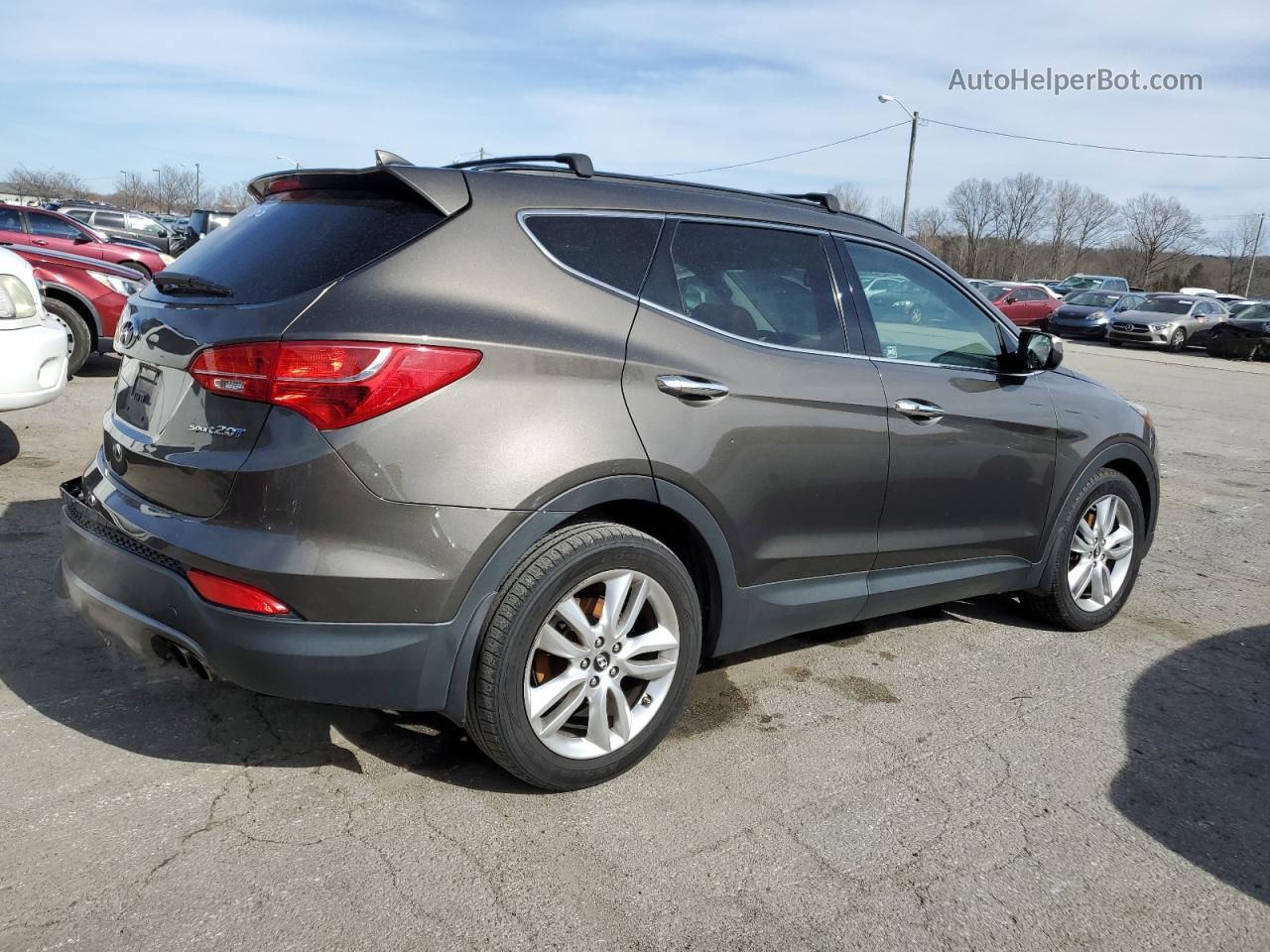 2013 Hyundai Santa Fe Sport  Угольный vin: 5XYZU3LAXDG034173