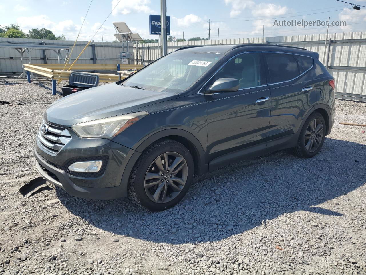 2013 Hyundai Santa Fe Sport  Gray vin: 5XYZU3LAXDG038644