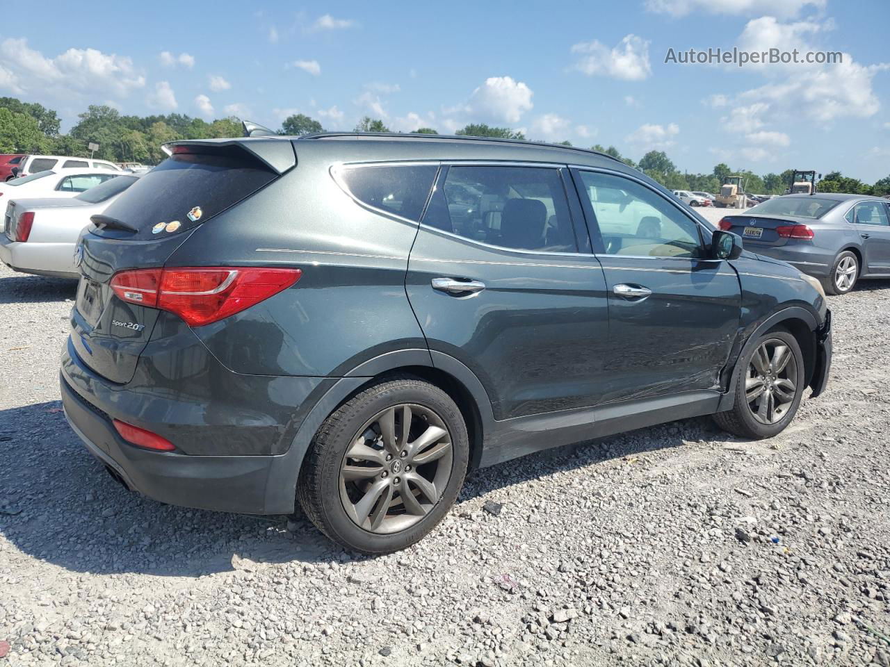 2013 Hyundai Santa Fe Sport  Серый vin: 5XYZU3LAXDG038644