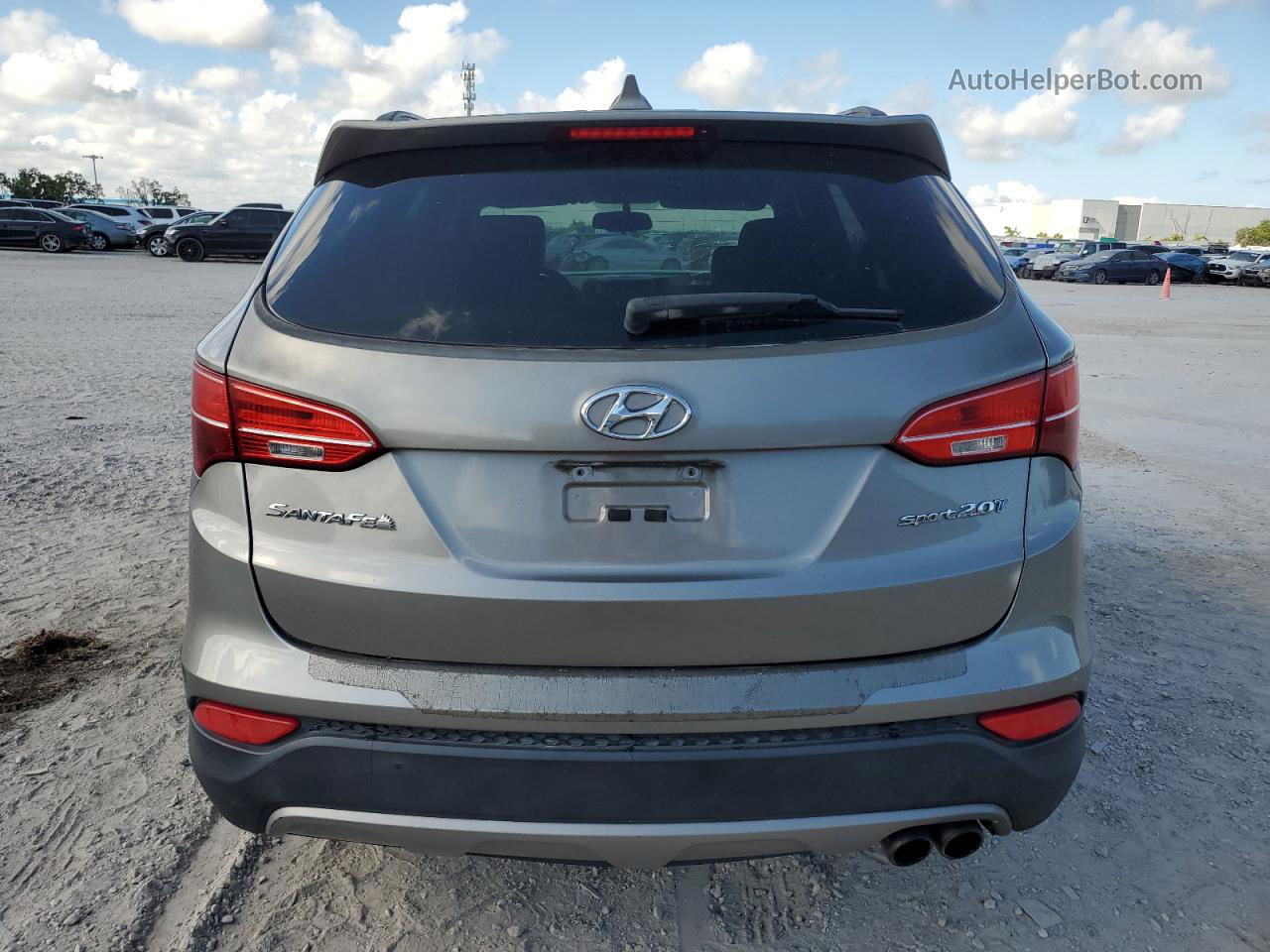 2013 Hyundai Santa Fe Sport  Серый vin: 5XYZU3LAXDG081087