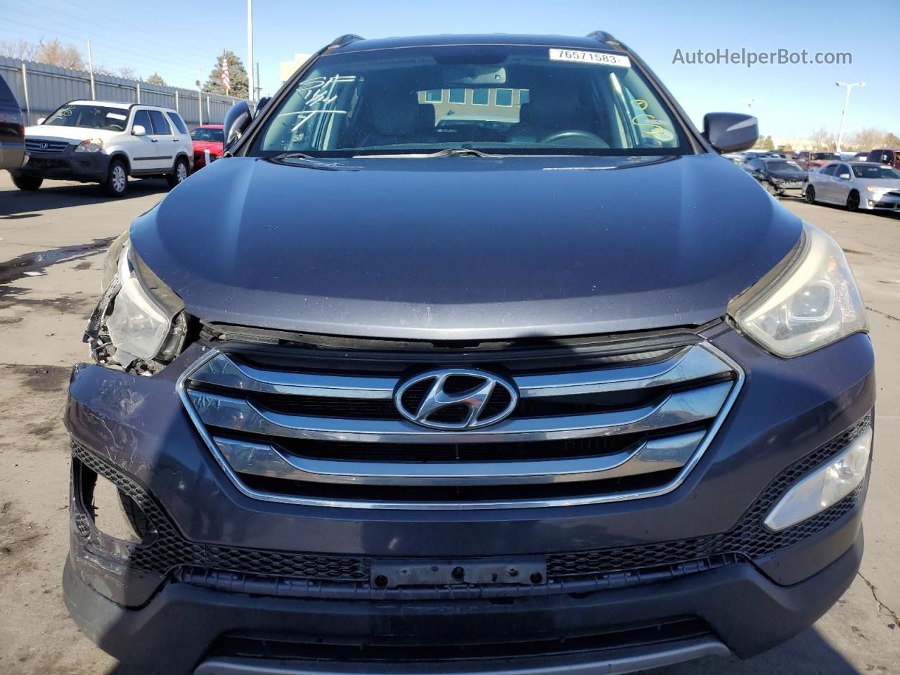 2013 Hyundai Santa Fe Sport  Charcoal vin: 5XYZU3LAXDG105274