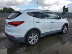 2013 Hyundai Santa Fe Sport  White vin: 5XYZU3LAXDG120891