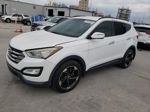 2014 Hyundai Santa Fe Sport  White vin: 5XYZU3LAXEG124702