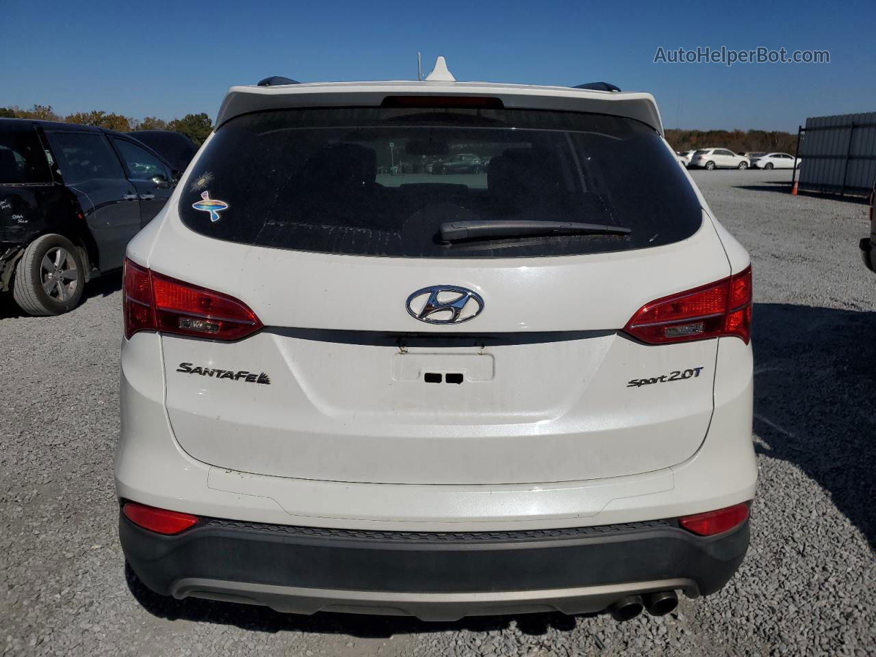 2014 Hyundai Santa Fe Sport  Белый vin: 5XYZU3LAXEG170904